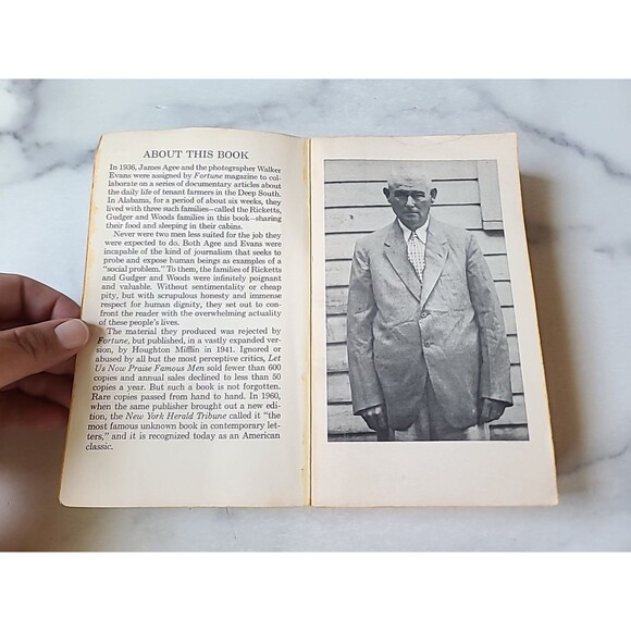 Let Us Praise Famous Men By James Agee And Walker Evans Paperback - Picture 2 of 10